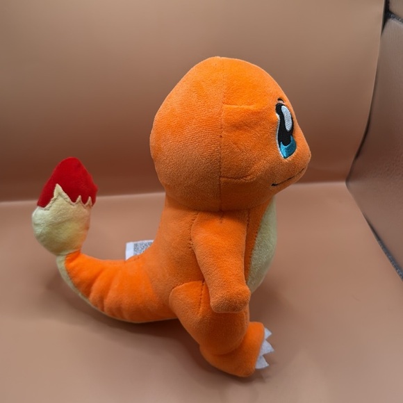 Charmander Plush Stuffed Toy | 8” Pokémon Fire-Type | Soft Orange Collectible - Picture 4 of 8